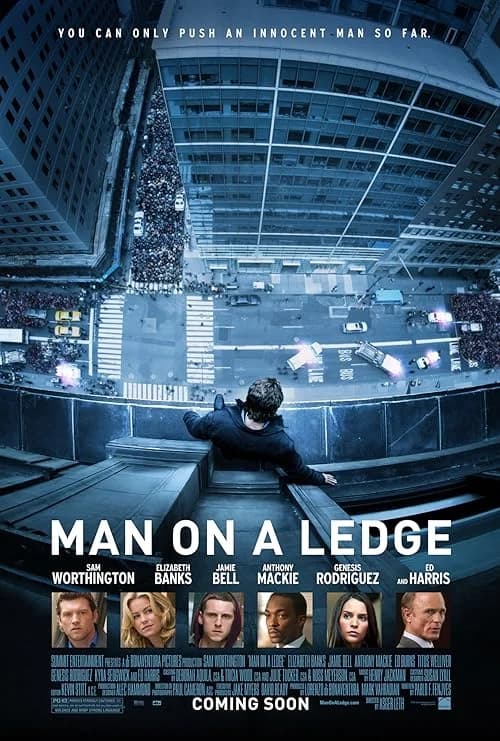 Man on a Ledge film posteri