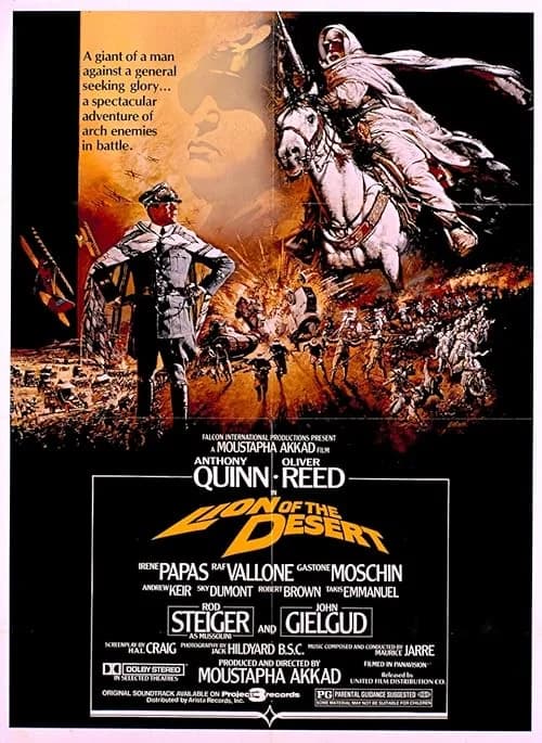 Lion of the Desert film posteri